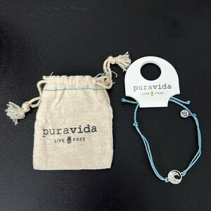 2/$15 Puravida blue bracelet